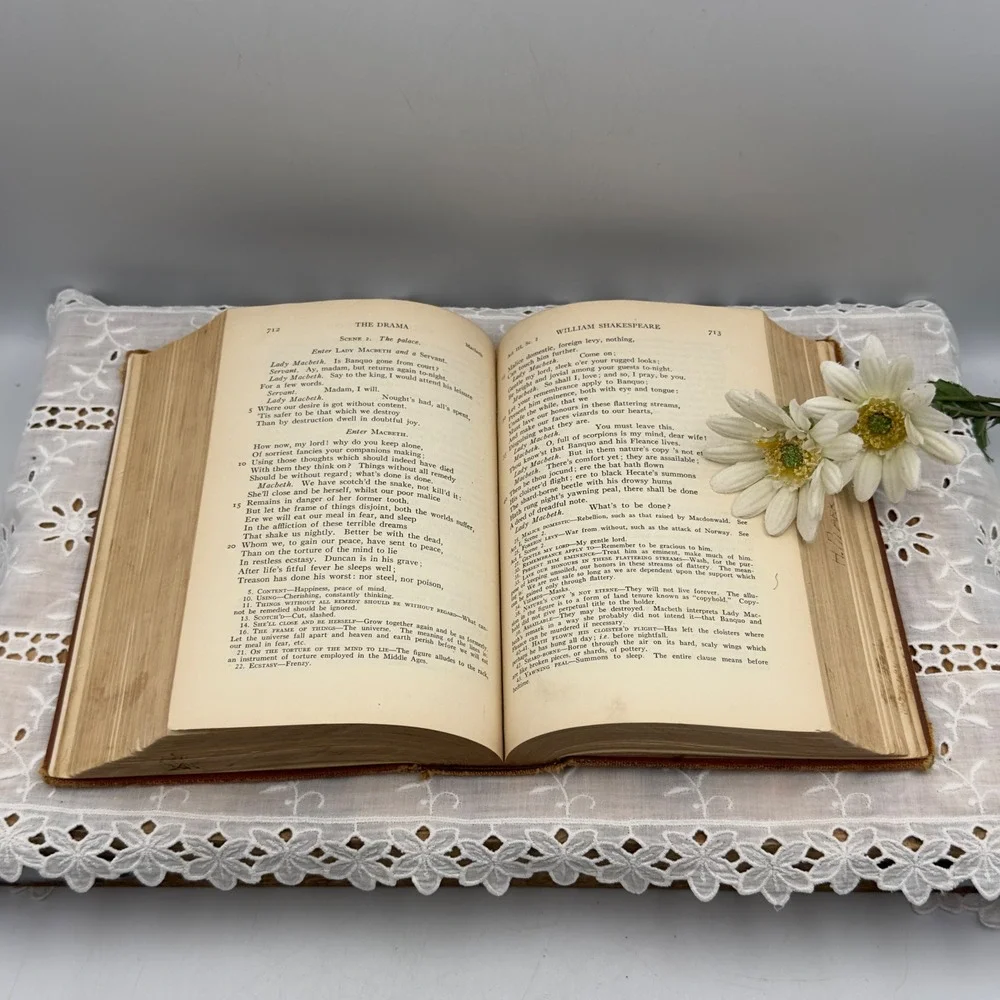 L.W. Singer Prose and Poetry of England Brown Hardcover 1935 Vintage Literature